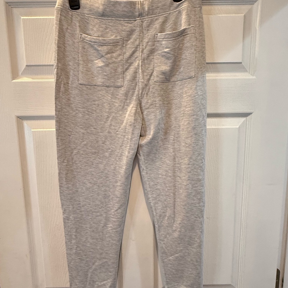 Lou & Grey Gray Track Pants with Elastic Waistband - Picture 5 of 5